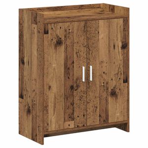 vidaXL Skriňa na top&aacute;nky s &uacute;ložiskom Star&eacute; drevo 73,5 x 36 x 92 cm