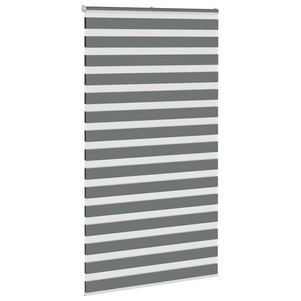 vidaXL Zebra roleta tmavo&scaron;ed&aacute; 130x230 cm &scaron;&iacute;rka l&aacute;tky 125,9cm polyester