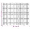 vidaXL Skladací paraván s 5 panelmi japonský štýl 200x170 cm čierny