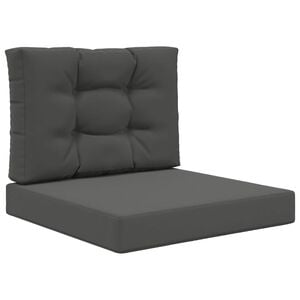 vidaXL Vank&uacute;&scaron; na vonkaj&scaron;iu pohovku 2 pcs Antracit Polyester