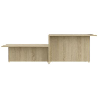 vidaXL Konferenčný stolík, sonoma 111,5x50x33 cm, kompozitné drevo