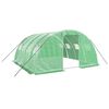vidaXL F&oacute;liovn&iacute;k s oceľov&yacute;m r&aacute;mom zelen&yacute; 16 m&sup2; 4x4x2 m