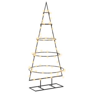 vidaXL Kovov&yacute; vianočn&yacute; stromček so stojanom KUOPIO 125 cm Tepl&aacute; biela