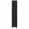 vidaXL Highboard Čierny dub 69,5 x 34 x 180 cm Kompozitn&eacute; drevo