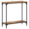 vidaXL Konzolov&yacute; st&ocirc;l Star&eacute; drevo 75 x 30.5 x 75 cm Kompozitn&eacute; drevo