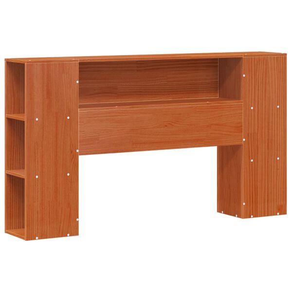 vidaXL Posteľov&yacute; r&aacute;m s &uacute;ložn&yacute;m čelom Včel&iacute; hned&yacute; 140 x 190 cm