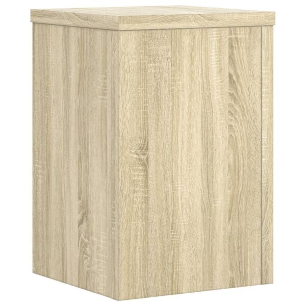 vidaXL Stojany na rastliny 2 ks dub sonoma 20x20x30cm kompozitn&eacute; drevo
