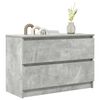 vidaXL TV skrinka betónová sivá 80x35x54 cm kompozitné drevo