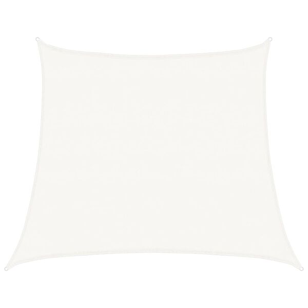 vidaXL Tieniaca plachta 160 g/m&sup2; biela 4/5x4 m HDPE