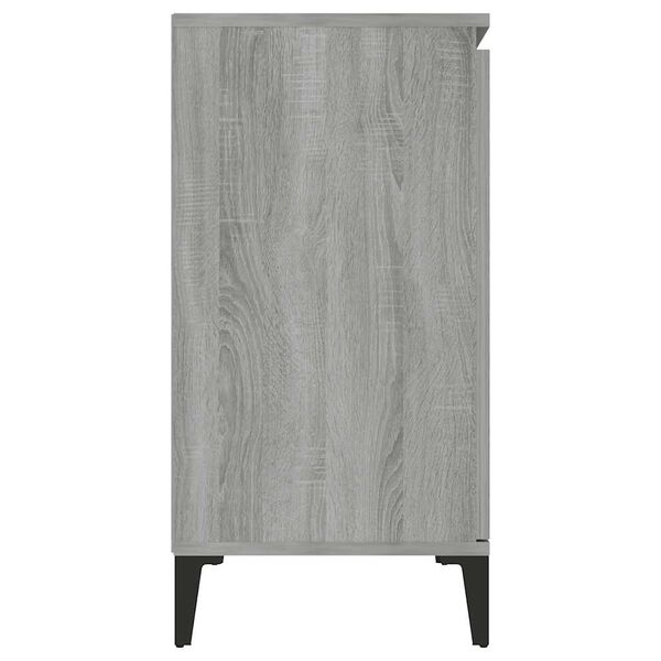 vidaXL Komoda siv&yacute; dub sonoma 102x35x70 cm spracovan&eacute; drevo