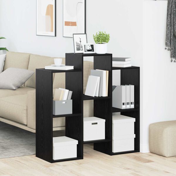 vidaXL Serv&iacute;rovacia skriňa Čierny dub 90 x 30 x 90 cm