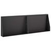 vidaXL Oporn&yacute; m&uacute;r 2 ks 60 x 12 x 50 cm Oceľ Čierna