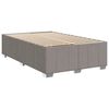 vidaXL Boxspring posteľ s matracom sivohned&yacute; 120x200 cm l&aacute;tka