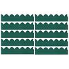 vidaXL Obruba tr&aacute;vnika 10 ks zelen&aacute; 65x15 cm PP