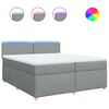 vidaXL Posteľn&yacute; r&aacute;m boxsping s matracom bledosiv&yacute; 200x200 cm l&aacute;tka