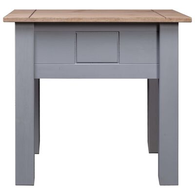 vidaXL Nočný stolík, sivý 50,5x50,5x52,5 cm, borovica Panama Range