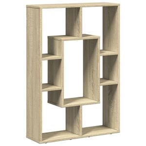 vidaXL Knižnica dub sonoma 63x20x90 cm kompozitn&eacute; drevo