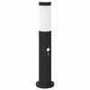 vidaXL Stĺpikov&eacute; svietidlo so senzorom 50 cm nehrdzavej&uacute;ca oceľ IP44