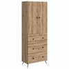 vidaXL Sada skr&iacute;ň 2 ks 66 x 34,5 x 90 cm Kompozitn&eacute; drevo Dub artisan
