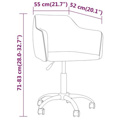 vidaXL Otočné jedálenské stoličky 6 ks bledosivé zamatové