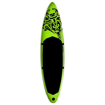 vidaXL Nafukovací Stand Up Paddleboard 320x76x15 cm zelený
