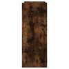 vidaXL Konzolový stolík dymový dub 100x35x90 cm kompozitné drevo