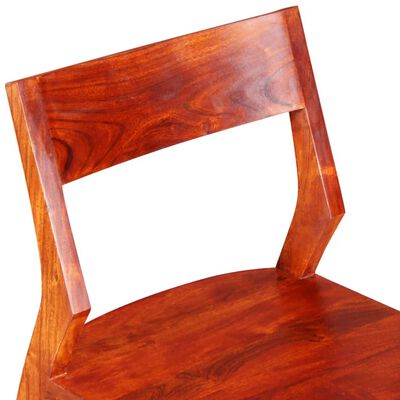 vidaXL Jedálenské stoličky 6 ks sheeshamové a akáciové drevo
