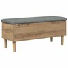 vidaXL &Uacute;ložn&aacute; lavička s vank&uacute;&scaron;om Dub artisan 102 x 42 x 46 cm