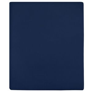 vidaXL Plachta Jersey n&aacute;morn. modr&aacute; 90x200 cm bavlna