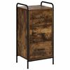 vidaXL Serv&iacute;rovacia skriňa Dymov&yacute; dub 97 x 33 x 81 cm Kompozitn&eacute; drevo