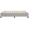 vidaXL Posteľn&yacute; r&aacute;m s boxspringom bledosiv&aacute; 200x200 cm l&aacute;tka