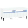 vidaXL LED TV kabinet ZWOLLE 100 x 35 x 43 cm Biela Kompozitn&eacute; drevo