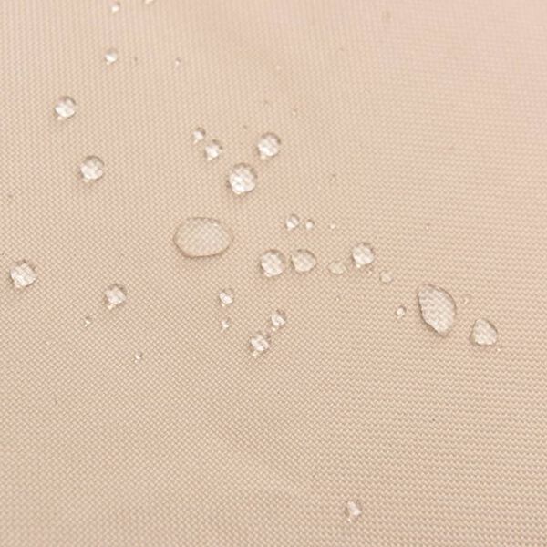 vidaXL Kryt z&aacute;hradn&eacute;ho n&aacute;bytku okr&uacute;hly b&eacute;žov&yacute; &Oslash; 183x71 cm 600D Oxford