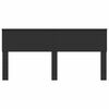 vidaXL Zadn&eacute; čelo Čierny dub 200 cm Kompozitn&eacute; drevo