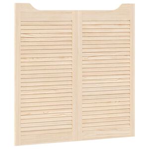 vidaXL Kladivov&eacute; dvere 2 ks 100 x 50 cm Borovicov&yacute; mas&iacute;v Pr&iacute;rodn&aacute;