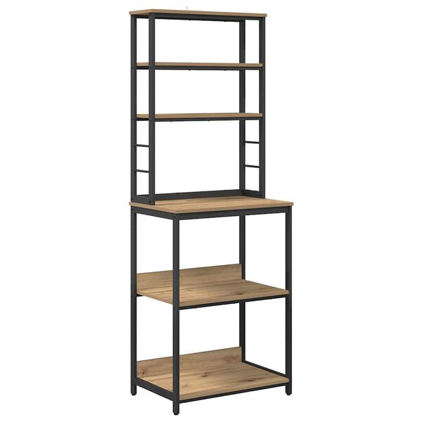 vidaXL Kuchynsk&aacute; polica Remeseln&yacute; dub 60 x 40 x 168 cm