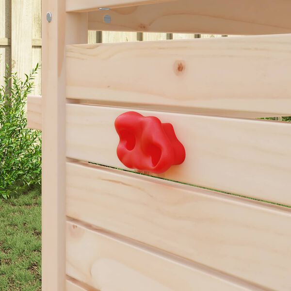 vidaXL Lezeck&aacute; chytka 12 pcs Červen&aacute; 100 x 67 x 43 mm PP