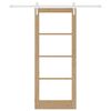 vidaXL Posuvné dvere ORKDAL Prírodná 83 x 202 cm