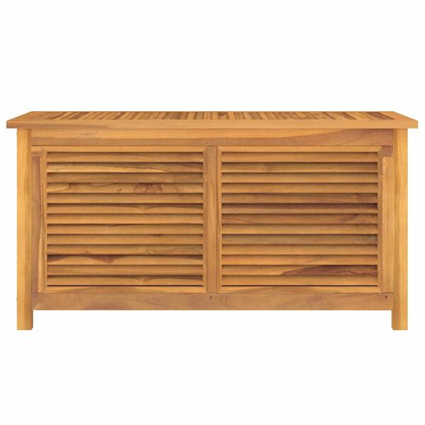 vidaXL Z&aacute;hradn&yacute; &uacute;ložn&yacute; box s vreckom 114x50x58 cm mas&iacute;vny teak