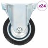 vidaXL 24 ks pevn&eacute; kolieska 75 mm