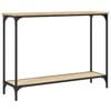 vidaXL Konzolov&yacute; stol&iacute;k dub sonoma 101x30,5x75 cm kompozitn&eacute; drevo