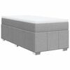 vidaXL Posteľn&yacute; r&aacute;m boxsping s matracom bledosiv&yacute; 90x190 cm l&aacute;tka