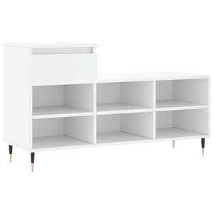 vidaXL Botn&iacute;k biely 102x36x60 cm spracovan&eacute; drevo