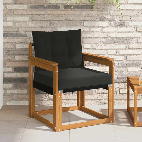 vidaXL 2 Kus Z&aacute;hradn&aacute; s&uacute;prava gaučov Mas&iacute;vne ak&aacute;ciov&eacute; drevo a textil&eacute;n