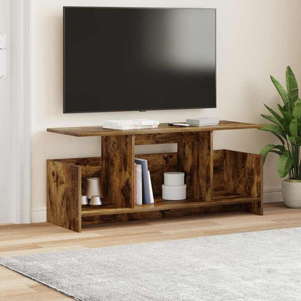 vidaXL TV stol&iacute;k Dymov&aacute; dub 102 x 35 x 45 cm Kompozitn&eacute; drevo