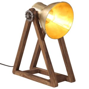 vidaXL Stolov&aacute; lampa 25 W starožitn&aacute; mosadzn&aacute; 30x17x40 cm E27