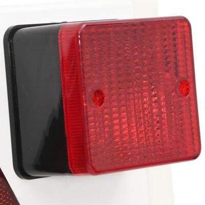 vidaXL Svetlá na príves červené 115x7x14 cm 12 V klasická žiarovka
