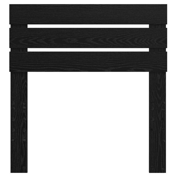 vidaXL Zadn&eacute; čelo Čierny dub 80 cm Kompozitn&eacute; drevo