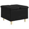 vidaXL Ottoman s &Uacute;ložn&yacute;m Priestorom Čierny 60 x 60 x 45 cm Umel&aacute; koža
