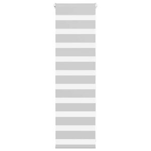 vidaXL Zebra roleta svetlosiv&aacute; 50x100 cm &scaron;&iacute;rka l&aacute;tky 45,9 cm polyester